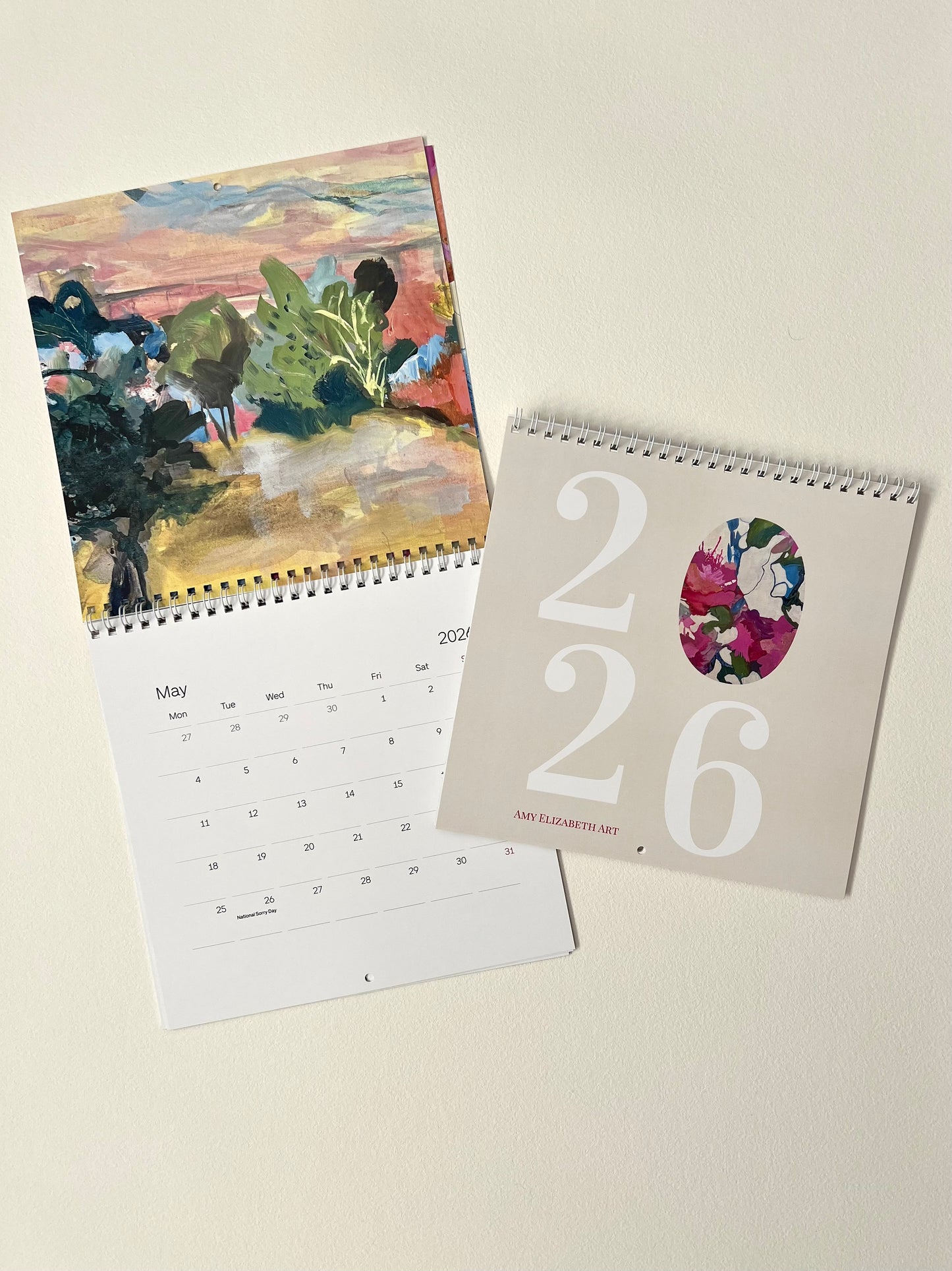 Small 2026 Wall Calendar (21x21cm)